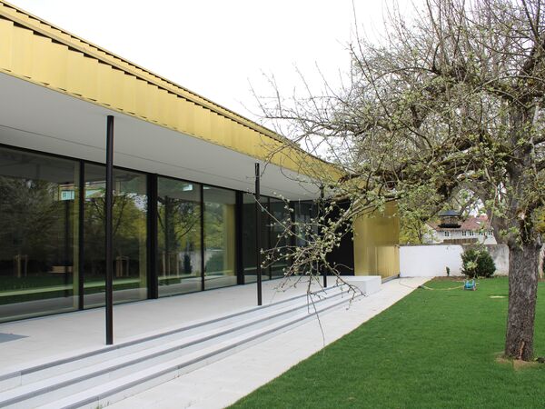 Außenansicht des Künstlerhauses am Stahlmuseum